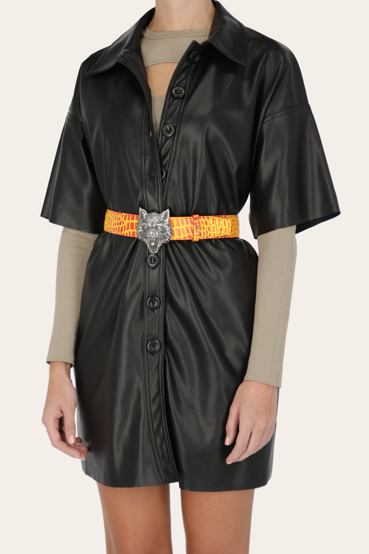 Lupae Buckle in Duo-Croc