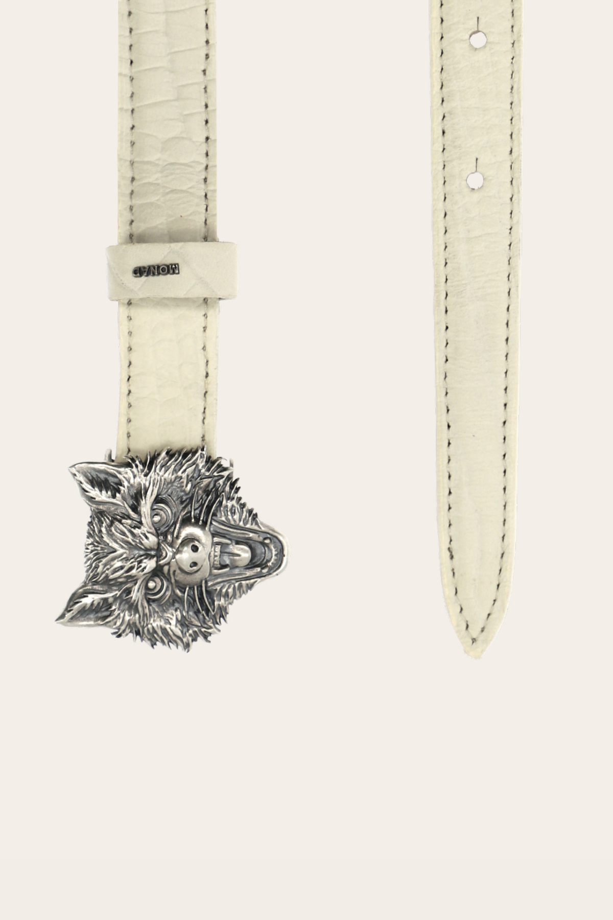 Mini Lupae Buckle in Dusty Bone
