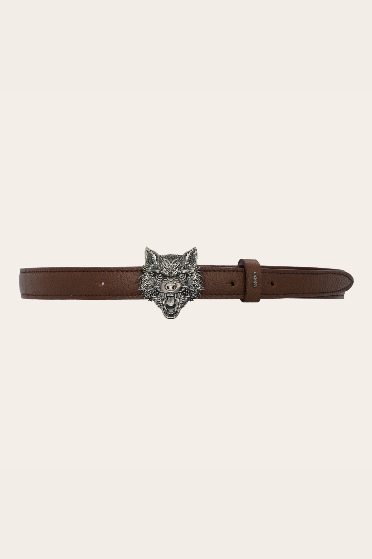 Mini Lupae Buckle in Brown Oak