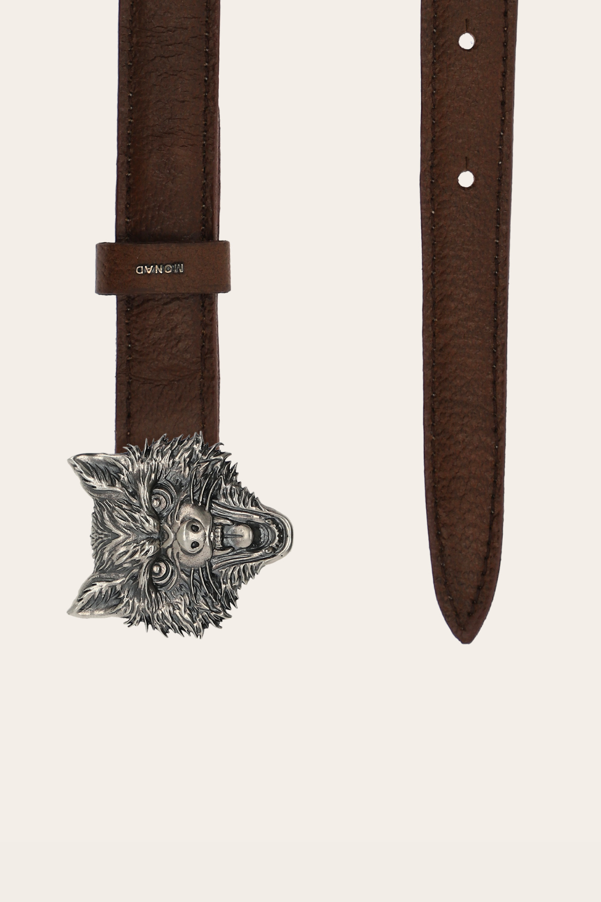 Mini Lupae Buckle in Brown Oak