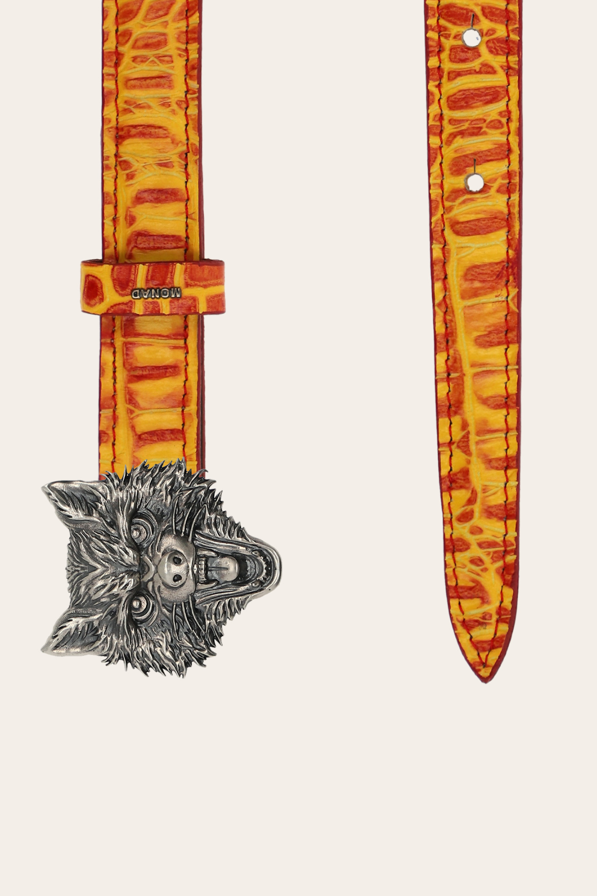 Mini Lupae Buckle in Duo-Croc