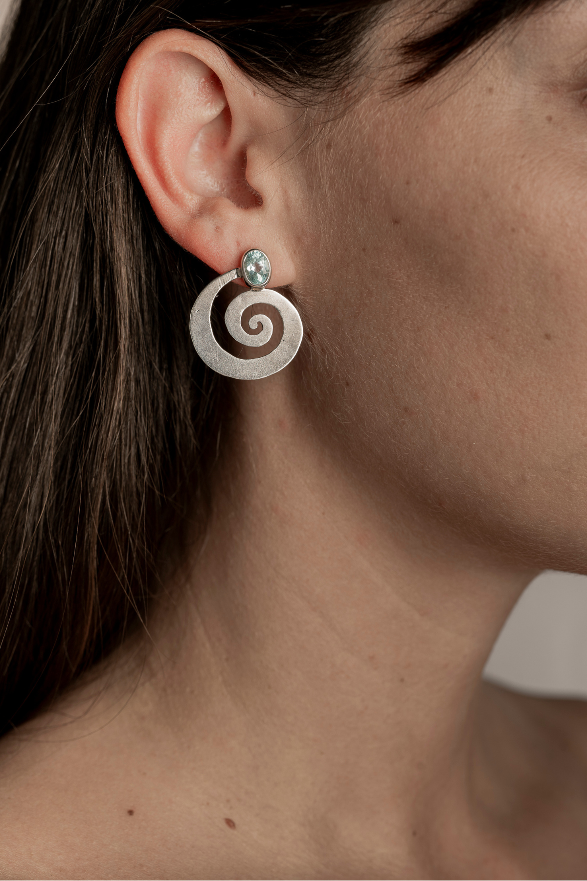 Calder Earings - Aquamarine