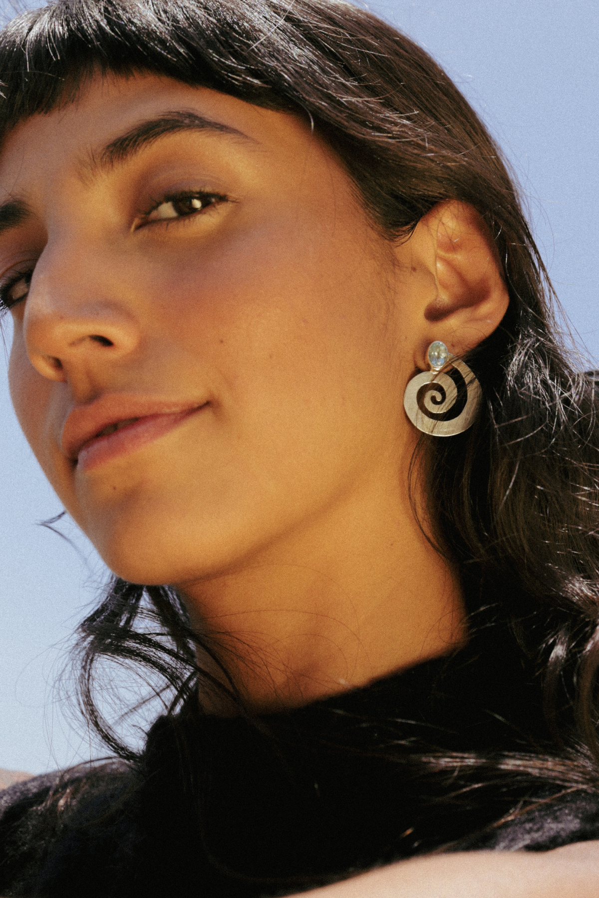 Calder Earings - Aquamarine