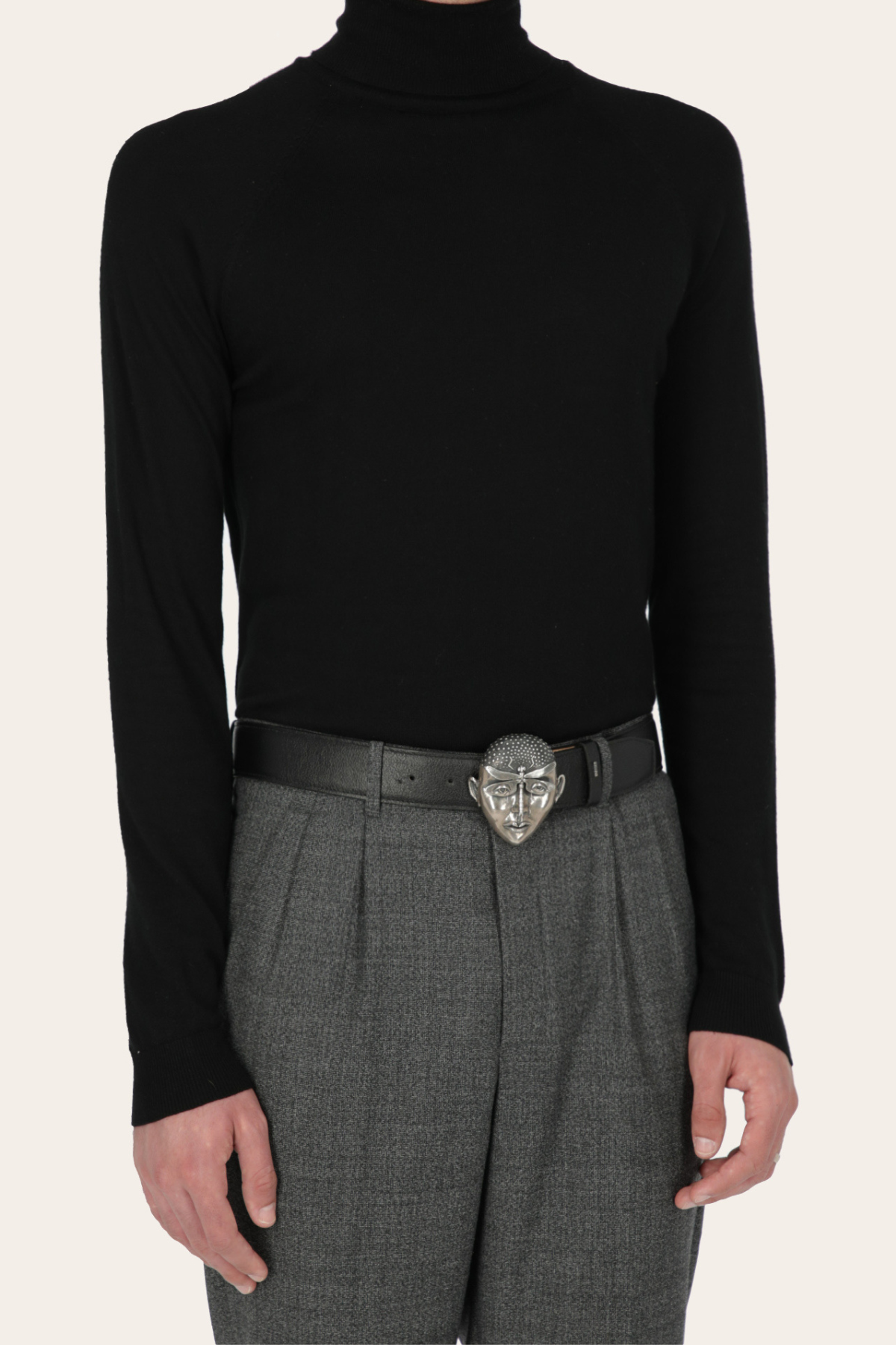 The Insignia Belt Buckle by Gerardo Castañeda in Jet Black
