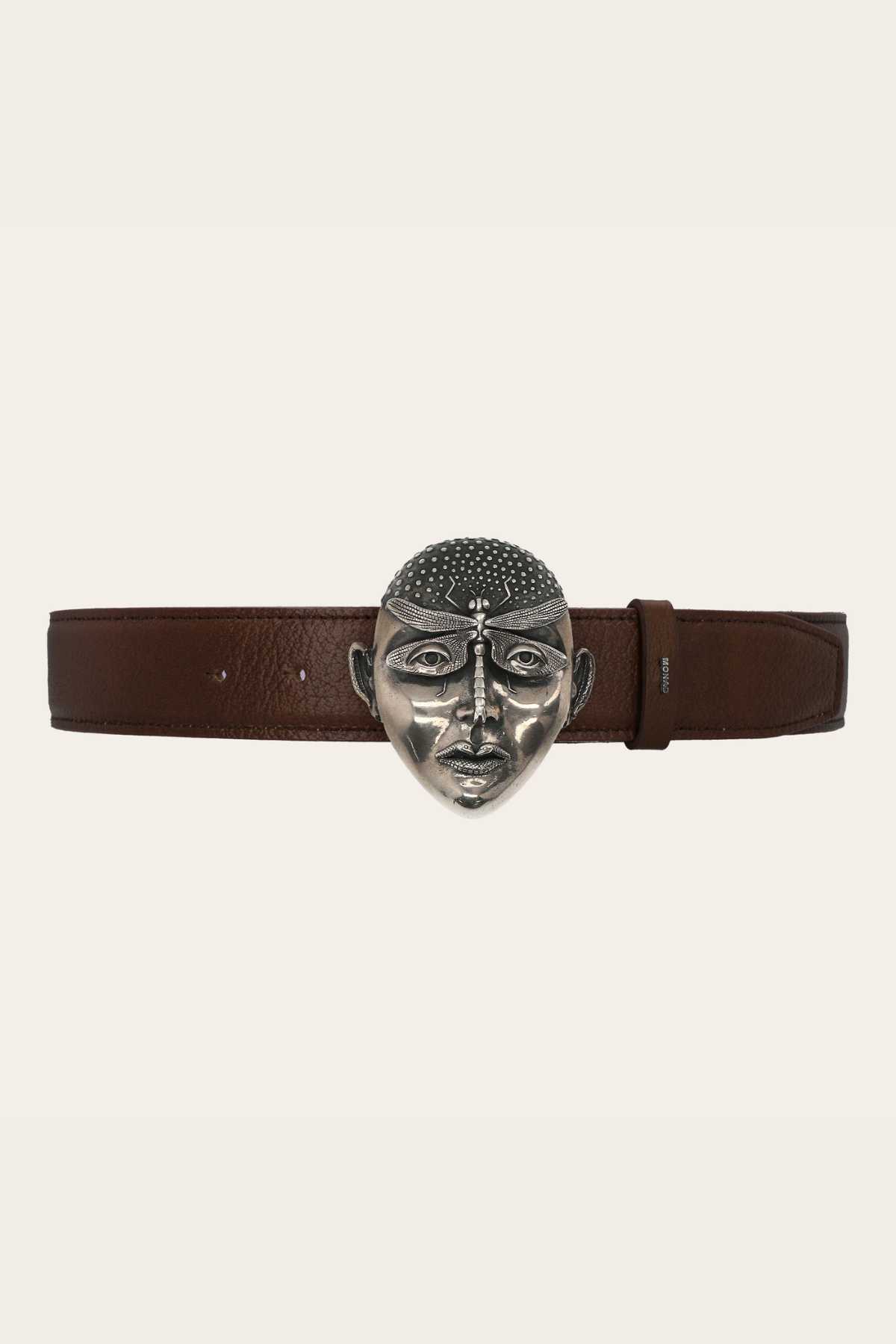 The Insignia Belt Buckle by Gerardo Castañeda in Brown Oak