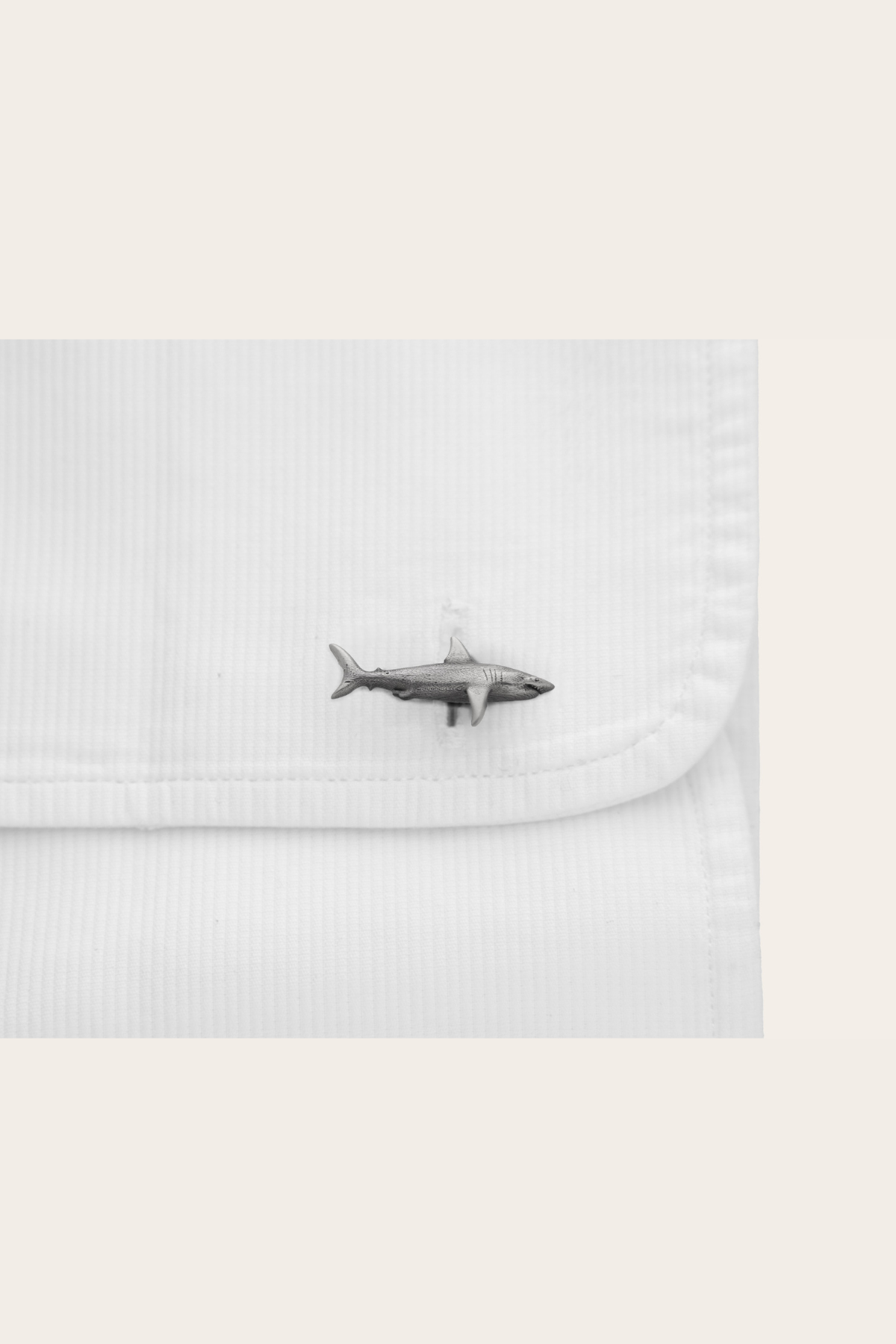 Solitary Shark Cufflinks
