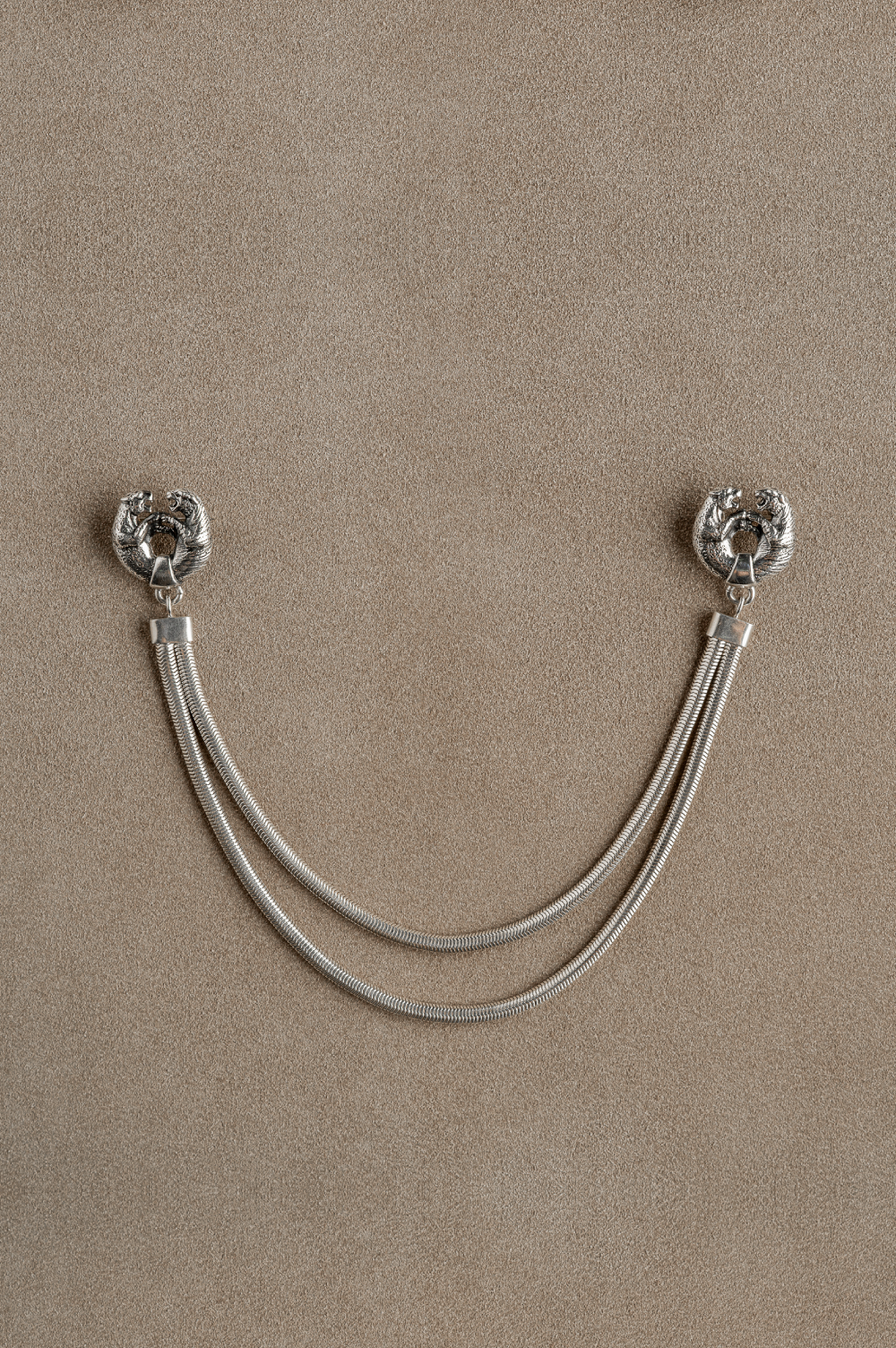 Face To Face Brooch