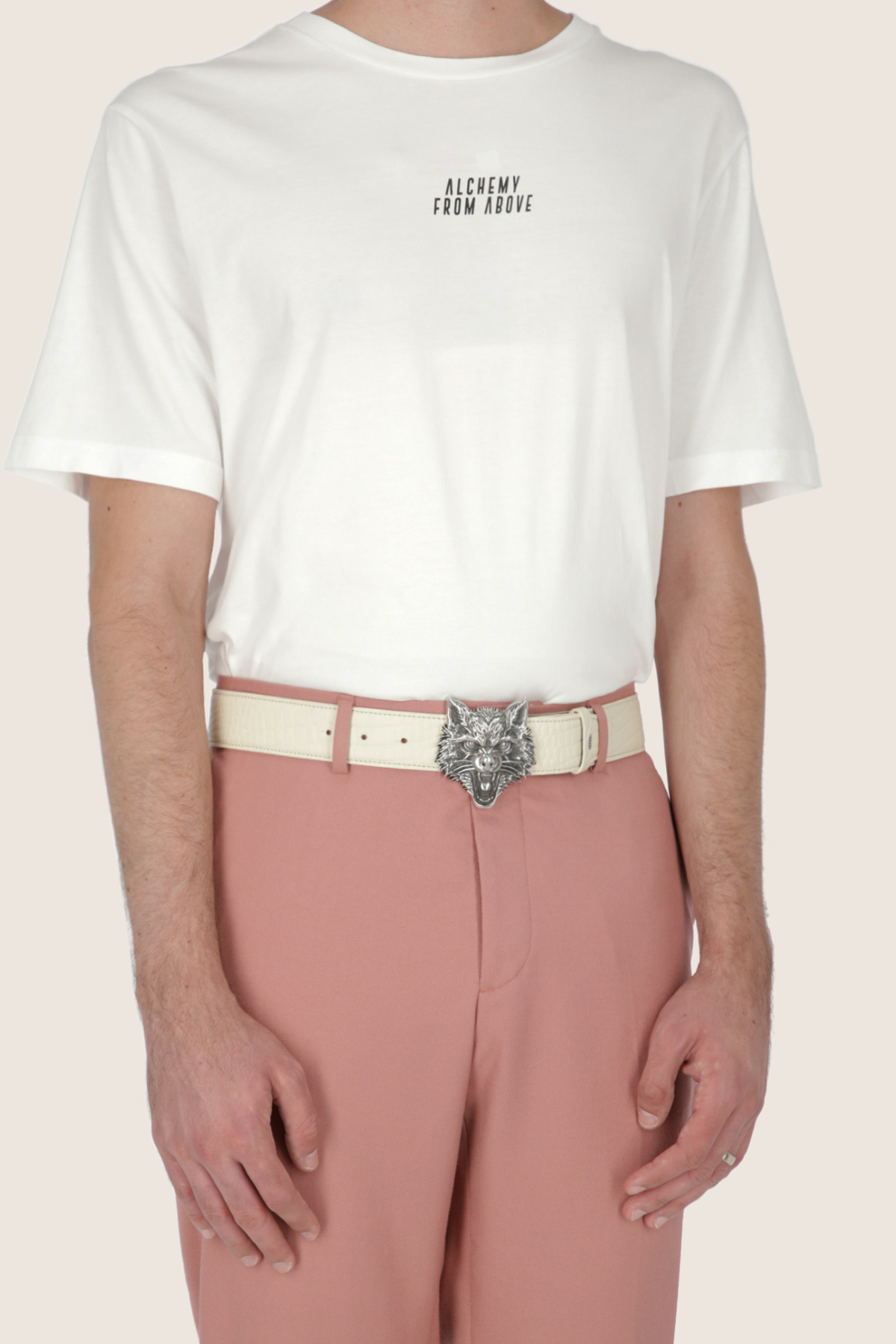 Lupae Buckle in Dusty Bone